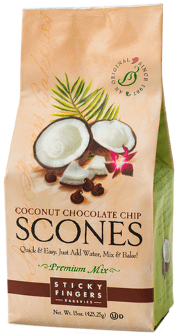 Sticky Fingers Bakery Scone Mix Coconut Chocolate Chip