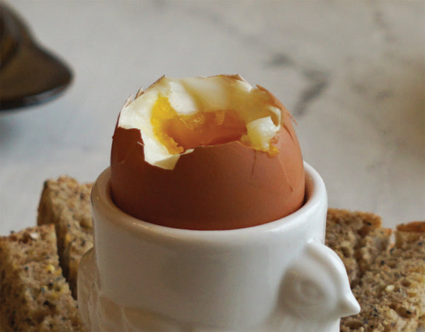 6x Coloured Ceramic Egg Cups Breakfast Hard Soft Boiled Egg Holder 5cm Black