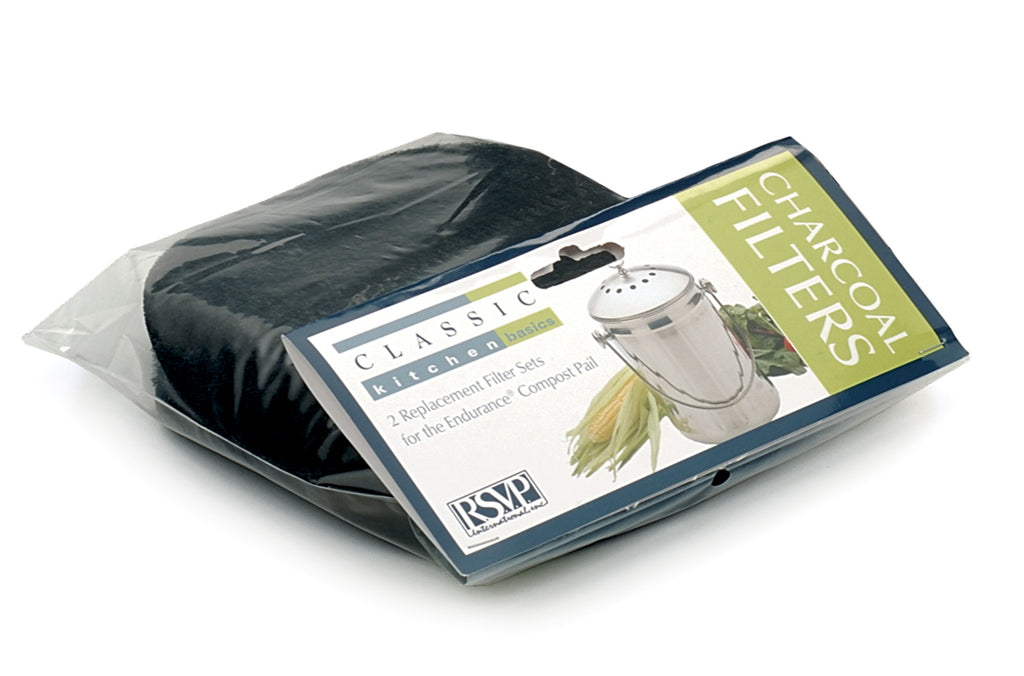 RSVP Charcoal Filters for Compost Pail