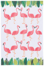 Now Designs Flamingo Print Dishtowel