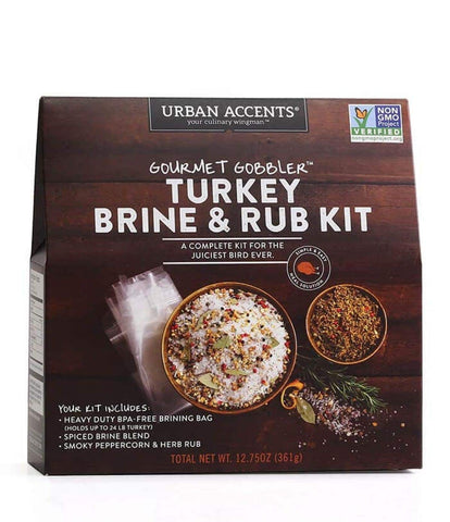 Urban Accents Turkey Brine & Rub Kit