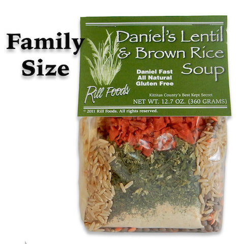 Rill Foods Daniel's Lentil & Brown Rice Soup Family Size