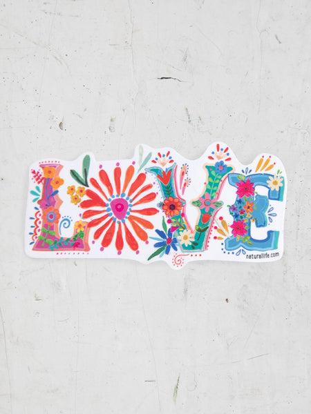 Natural Life Sticker LOVE