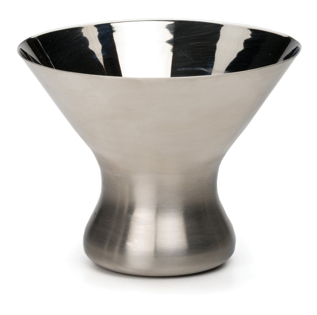 RSVP Stainless Steel Martini Glass Stemless