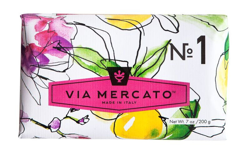 European Soaps Via Mercato No. 1 Bergamot, Patchouli & Rosewood Soap