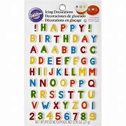 Wilton Edible Numbers and Letters