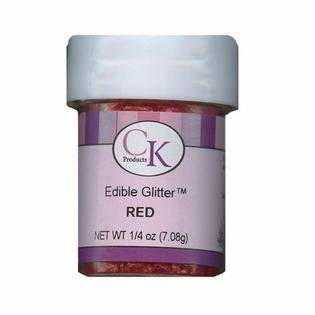 CKP Red Edible Glitter .25 oz.