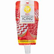 Wilton Red Icing Pouch W/Tip