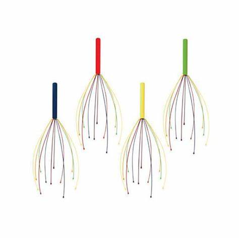 Kikkerland Metallic Rainbow Head Massager