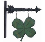 K & K Interiors Four Leaf Clover Hanging Ornament