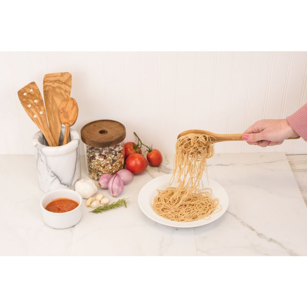HIC Eddington's Italian Olive Wood Spaghetti Tool, 12in
