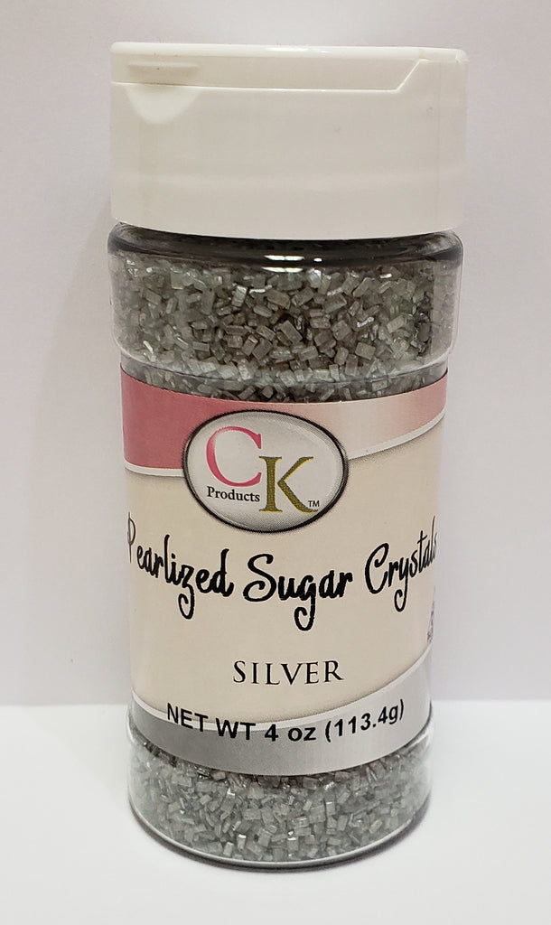 CKP Silver Pearlized Sugar Crystals