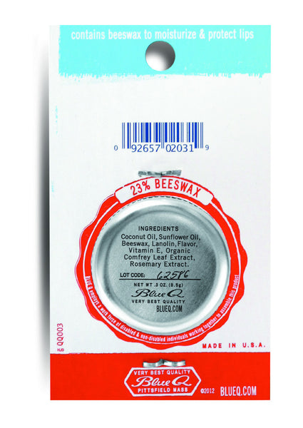 Blue Q Lip Shit Coconut Basil Lip Balm