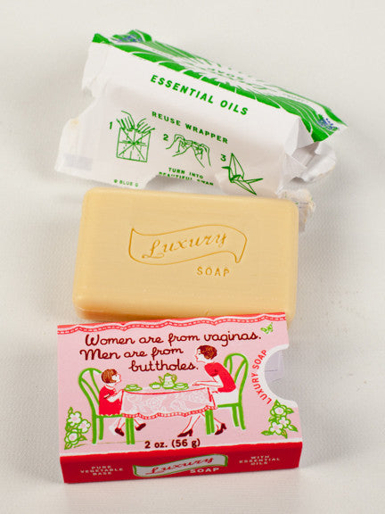 Blue Q Luxury Soap Women Are From Vaginas