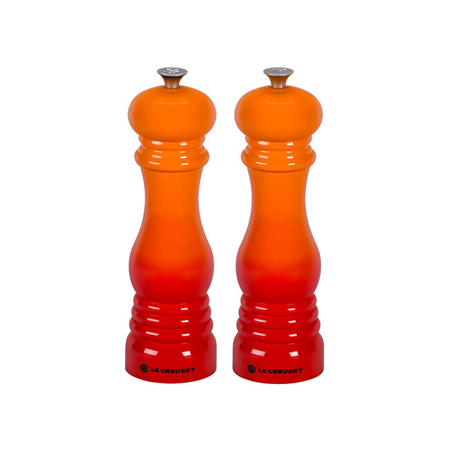 Le Creuset Flame S&P Mill Set