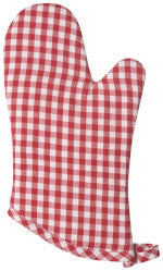 Now Designs Classic Red Gingham Mitt