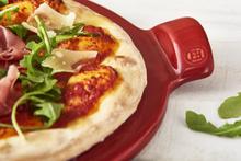 Emile Henry 10" Round Small Pizza Stone Red/Burgundy