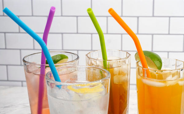 RSVP Silicone Drink Straws