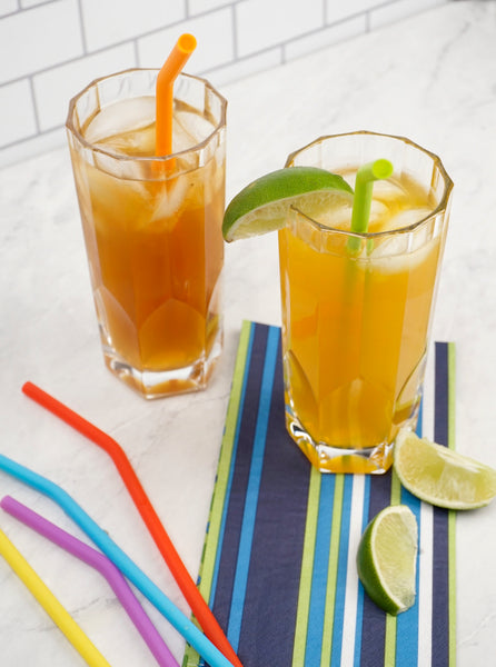 RSVP Silicone Drink Straws