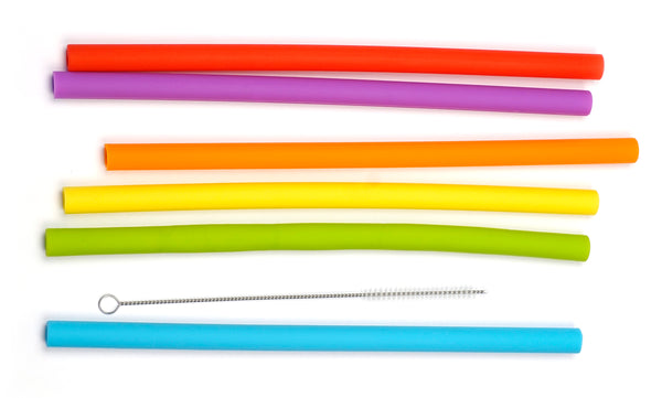 RSVP Silicone Smoothie Straws
