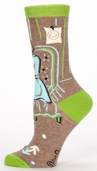 Blue Q Women's Crew Socks Yeah, I Have A Dark Side