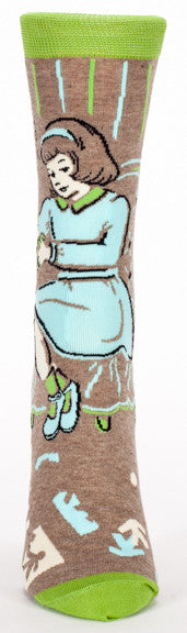 Blue Q Women's Crew Socks Yeah, I Have A Dark Side
