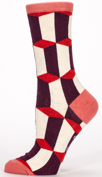 Blue Q Women's Crew Socks This Meeting Is Bullshit