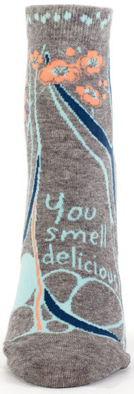Blue Q Women's Ankle Socks You Smell Delicious