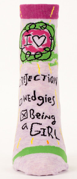 Blue Q Women's Ankle Socks I Love Being A Girl