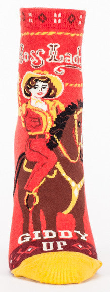 Blue Q Women's Ankle Socks Boss Lady