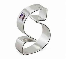 Letter S Cookie Cutter