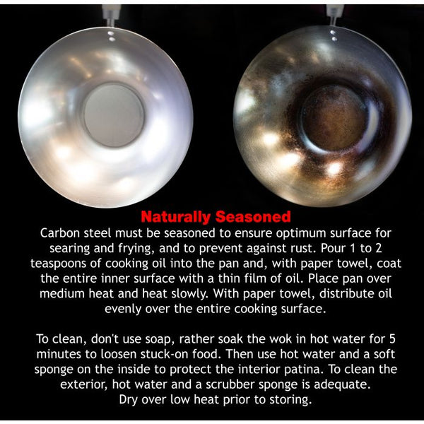 Helen's 14" Carbon Steel Wok