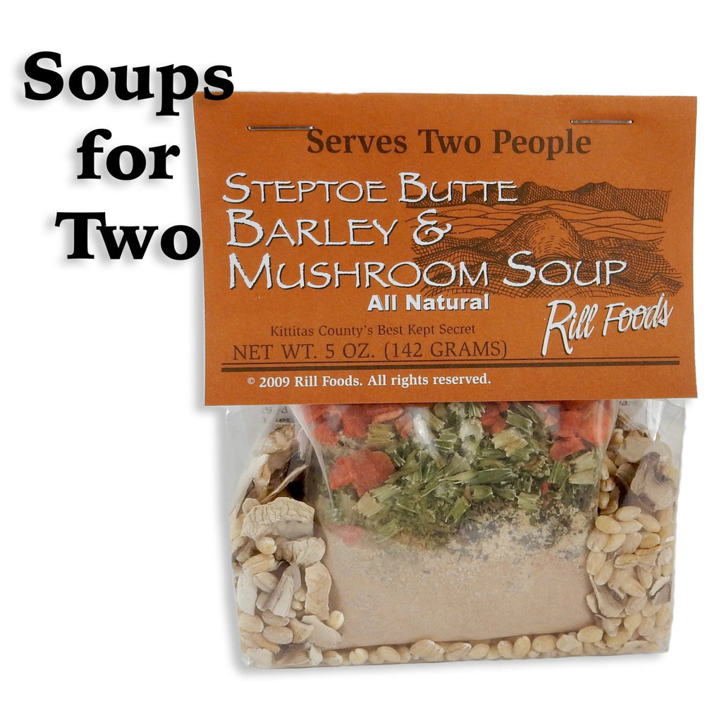Rill Foods Steptoe Butte Barley and Mushroom Soup for Two