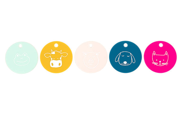 Bella Tunno Teething Flashcard Party Animals