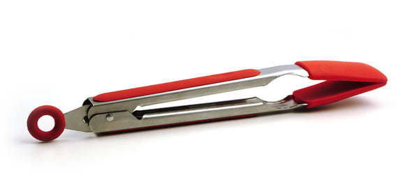 RSVP Silicone Tongs Red