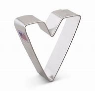 Letter V Cookie Cutter