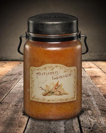 McCall's Autumn Leaves Scented Jar Candle 26 oz.