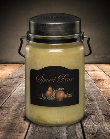 McCall's Spiced Pear Scented Jar Candle 26 oz.