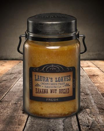 McCall's Banana Nut Bread Scented Jar Candle 26 oz.