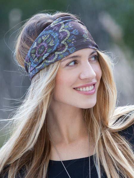 Natural Life Half Bandeau Blue Cream Mandala