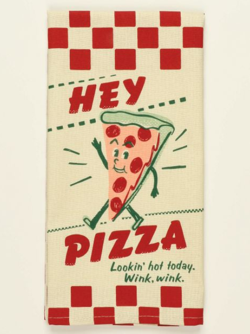 Blue Q Hey Pizza Dish Towel