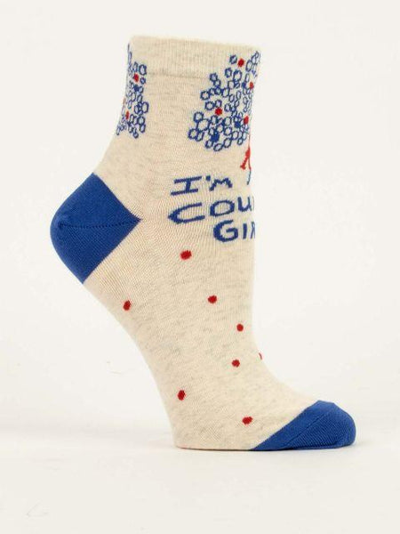 Blue Q Womens Ankle Socks I'm A Country Girl