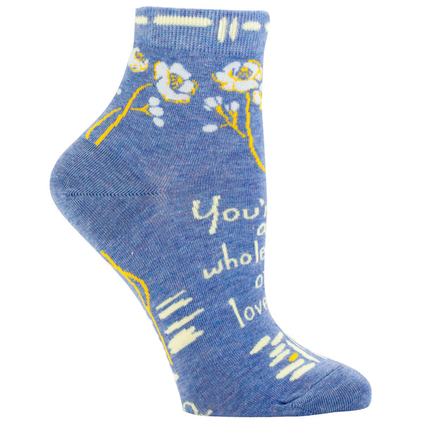 Blue Q You're A Whole Lotta Lovely Womens Ankle Socks