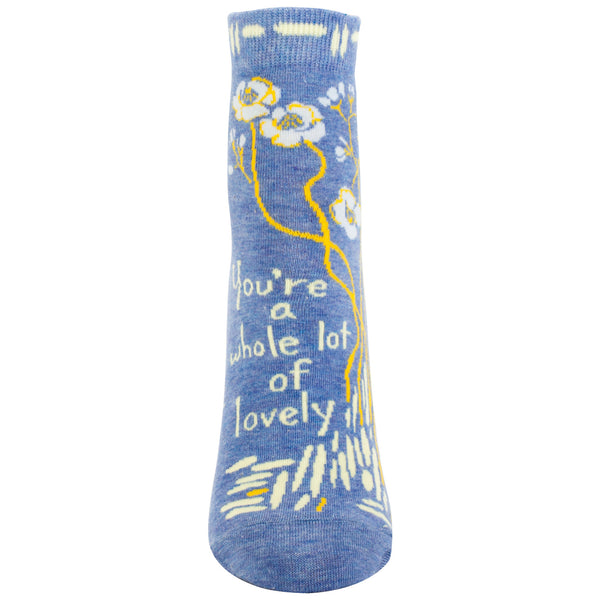 Blue Q You're A Whole Lotta Lovely Womens Ankle Socks