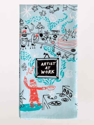 Blue Q SP Dishtowel Artist At Work