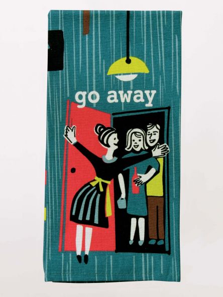 Blue Q SP Dishtowel Go Away