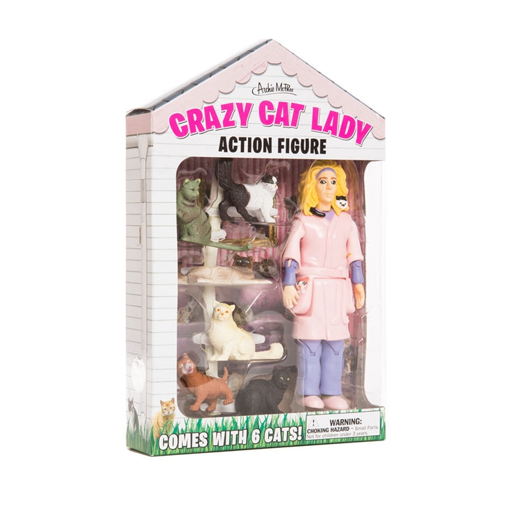 Crazy Cat Lady Action Figure