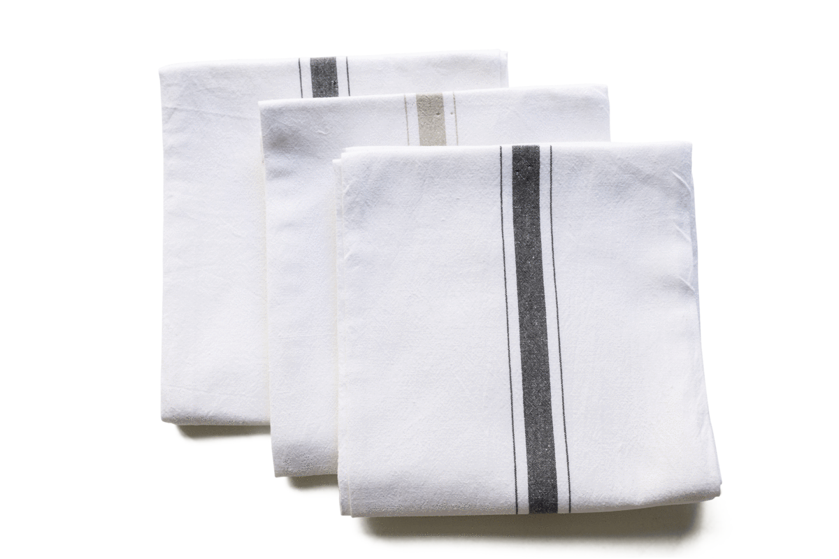 Royal Blue Floursack Dish Towels Set of 3