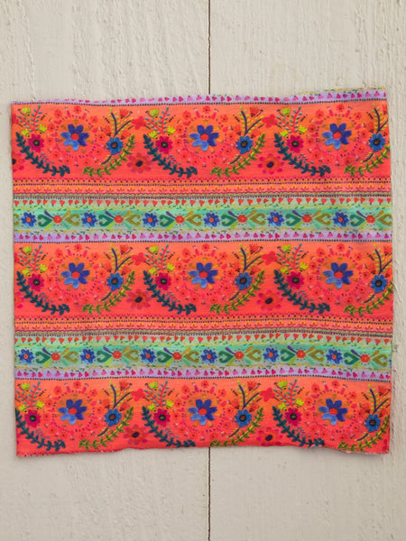 Natural Life Half Bandeau Coral Border Stripe