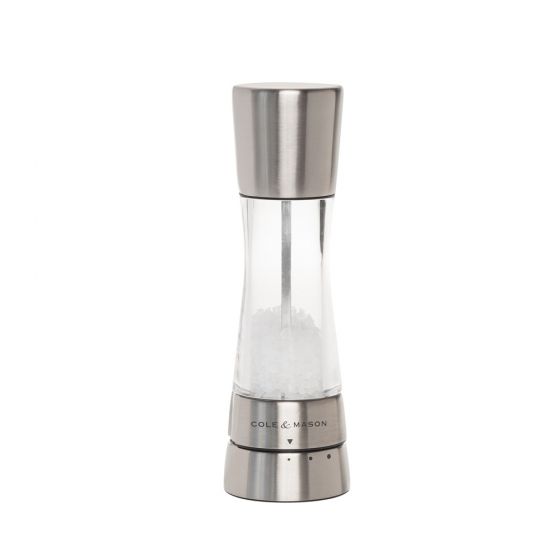 OXO Salt and Pepper Shaker Set, Clear, Stainless Steel